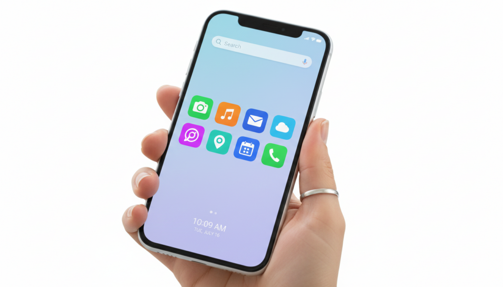 스마트폰 앱을 정리하는 디지털 미니멀리즘